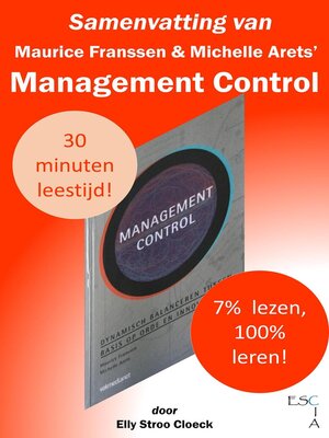 cover image of Samenvatting van Maurice Franssen en Michelle Arets' Management Control